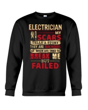 ELECTRICIAN ELECTRICIAN ELECTRICIAN ELECTRICIAN Crewneck Sweatshirt thumbnail