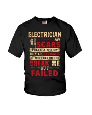 ELECTRICIAN ELECTRICIAN ELECTRICIAN ELECTRICIAN Youth T-Shirt thumbnail