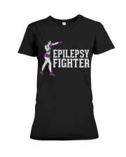 EPILEPSY EPILEPSY EPILEPSY EPILEPSY AWARENESS Premium Fit Ladies Tee thumbnail