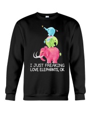 Elephant Elephant Elephant Elephant Elephant - Tee Crewneck Sweatshirt thumbnail