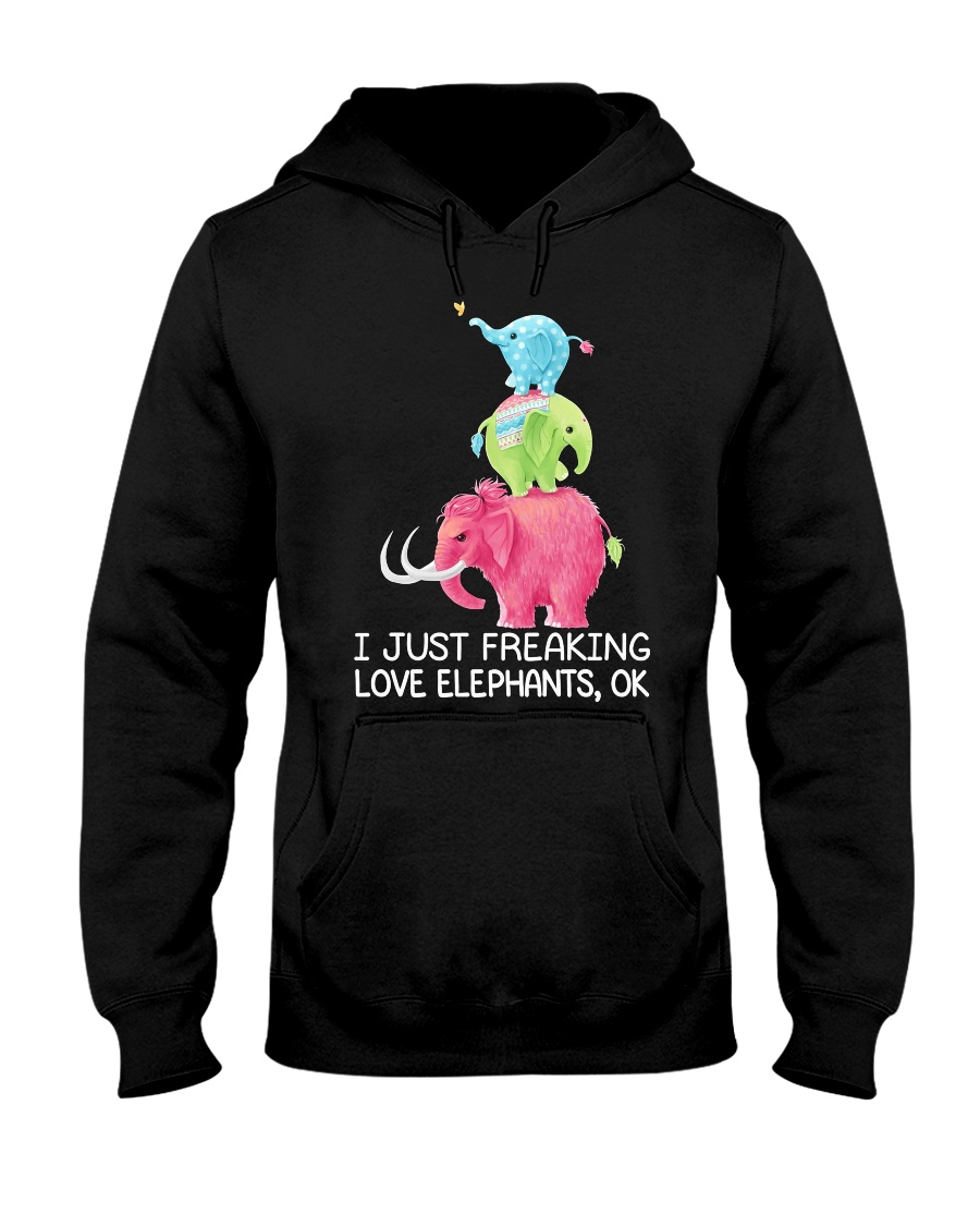 Elephant Elephant Elephant Elephant Elephant - Tee Hooded Sweatshirt