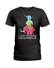 Elephant Elephant Elephant Elephant Elephant - Tee Ladies T-Shirt thumbnail