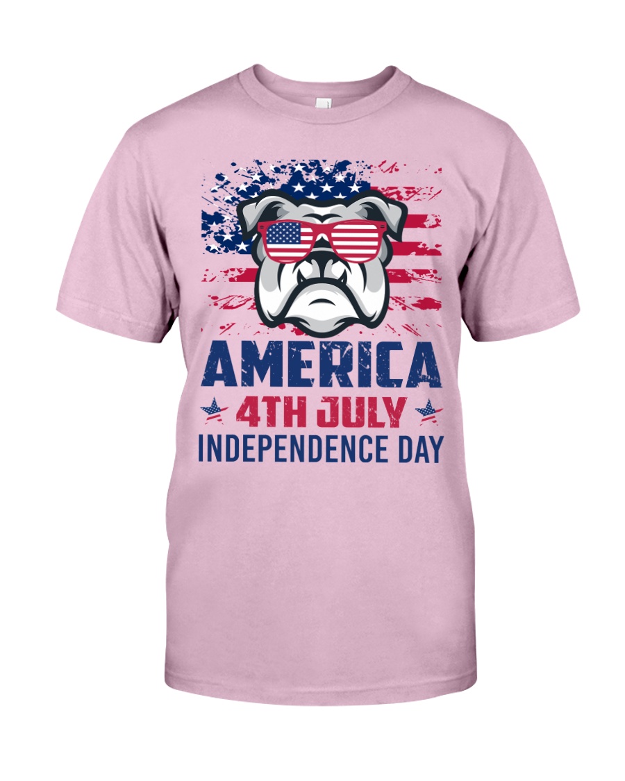 BULLDOG Happy 4th of July - 4th July Classic T-Shirt