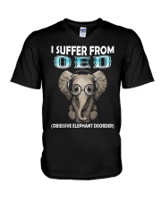 Elephant Elephant Elephant Elephant Elephant - Tee V-Neck T-Shirt thumbnail