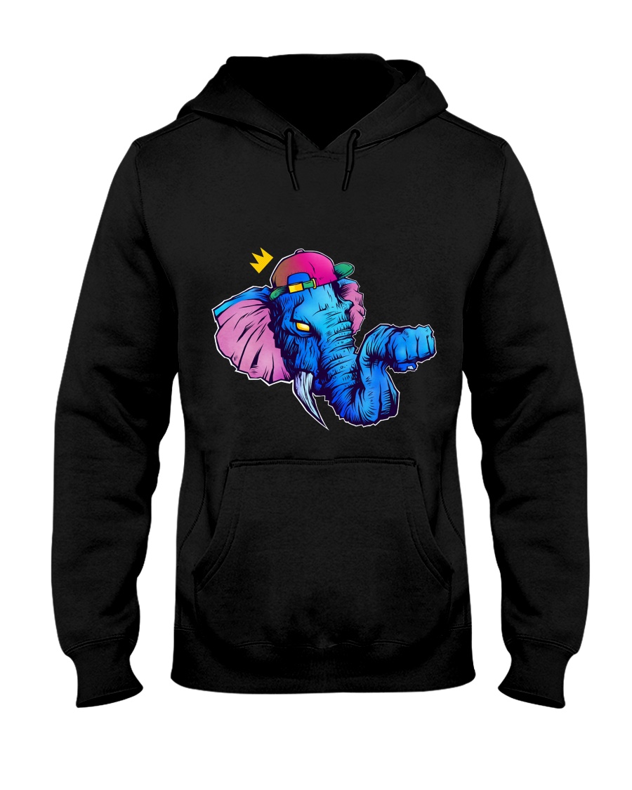 Elephant Elephant Elephant Elephant Elephant - Tee Hooded Sweatshirt