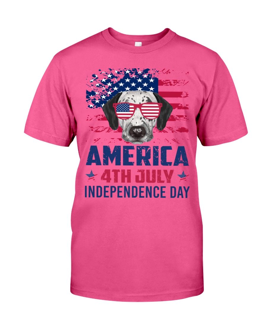 Dalmatian Happy 4th of July - 4th July Classic T-Shirt