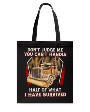 Dont Judge Tote Bag thumbnail