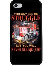 Trucker Never Quit Phone Case thumbnail