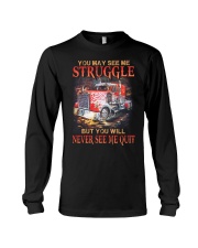 Trucker Never Quit Long Sleeve Tee thumbnail