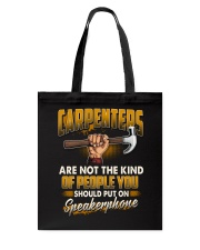 Carpenters Speakerphone Tote Bag thumbnail