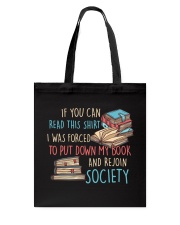 Rejoin Society Tote Bag thumbnail