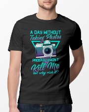 Why Risk It 3 Classic T-Shirt lifestyle-mens-crewneck-front-13