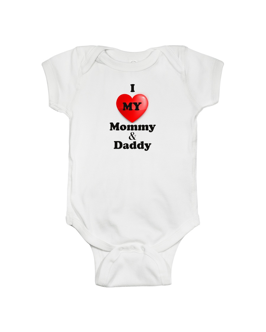 I love my mommy and daddy Onesie