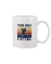 Your Hole Is My Goal Vintage Retro Mug thumbnail