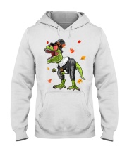 Dinosaur Thanksgiving Pilgrim Shirt T Rex Gifts Hooded Sweatshirt thumbnail
