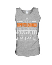 COMPUTER ENGINEER SARCASM JOB TSHIRTS Unisex Tank thumbnail
