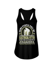 CALL ME ELECTRICAL FITTER GRANDPA JOB SHIRTS Ladies Flowy Tank thumbnail