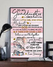 I LOVE YOU - SPECIAL GIFT FOR GRANDDAUGHTER 11x17 Poster lifestyle-poster-2