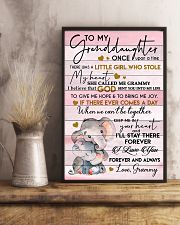 I LOVE YOU - SPECIAL GIFT FOR GRANDDAUGHTER 11x17 Poster lifestyle-poster-3
