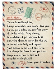REACH FOR THE SKY - GRANDMA TO GRANDDAUGHTER Small Fleece Blanket - 30" x 40" front