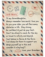 REACH FOR THE SKY - GRANDMA TO GRANDDAUGHTER Fleece Blanket tile