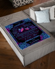 I LOVE YOU - GREAT GIFT FOR GRANDDAUGHTER Small Fleece Blanket - 30" x 40" aos-coral-fleece-blanket-30x40-lifestyle-front-03