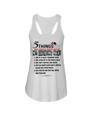 5 THINGS - ABOUT MY GRANDMA MARI Ladies Flowy Tank tile