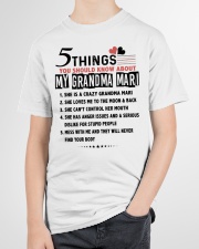 5 THINGS - ABOUT MY GRANDMA MARI Youth T-Shirt garment-youth-tshirt-front-lifestyle-01