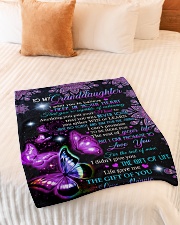 DEEP IN YOUR HEART - BEST GIFT FOR GRANDDAUGHTER Small Fleece Blanket - 30" x 40" aos-coral-fleece-blanket-30x40-lifestyle-front-01