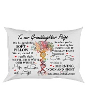 MY LOVE - LOVELY GIFT FOR GRANDDAUGHTER PAIGE Rectangular Pillowcase front