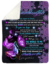 THE WORLD TO ME - FROM GRAMMI TO GRANDDAUGHTER Sherpa Fleece Blanket tile
