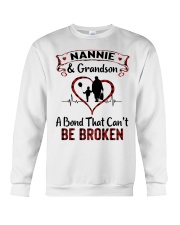 NANNIE AND GRANDSON A BOND CAN'T BE BROKEN Crewneck Sweatshirt tile