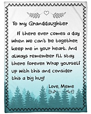 I'LL STAY THERE FOREVER - MEME TO GRANDDAUGHTER Fleece Blanket tile