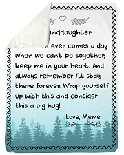 I'LL STAY THERE FOREVER - MEME TO GRANDDAUGHTER Sherpa Fleece Blanket tile