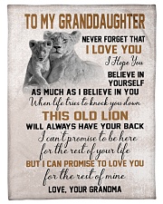 I LOVE YOU - GRANDMA TO GRANDDAUGHTER Small Fleece Blanket - 30" x 40" front