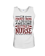 AWESOME RETIRED NURSE - GIFT FOR GRANDCHILDREN Unisex Tank tile