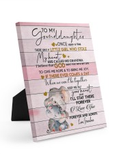 I LOVE YOU - GREAT GIFT FOR GRANDDAUGHTER Easel-Back Gallery Wrapped Canvas tile