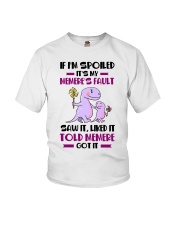 LIKED IT TOLD MEMERE - GREAT GIFT FOR GRANDCHILD Youth T-Shirt front