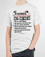 5 THINGS YOU SHOULD KNOW ABOUT MY MEMAW Youth T-Shirt garment-youth-tshirt-front-lifestyle-01