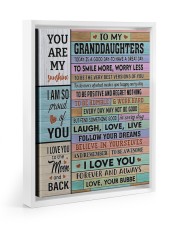 YOU ARE MY SUNSHINE - GREAT GIFT FOR GRANDDAUGHTER FROM BUBBE Floating Framed Canvas Prints White tile