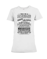 LUCKY GRANDDAUGHTER - AWESOME GRANDMA Premium Fit Ladies Tee tile