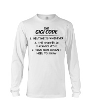 THE GIGI CODE - BEDTIME IS WHENEVER Long Sleeve Tee tile