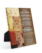 THE REST OF YOUR LIFE - TO GRANDSON FROM GRANDMA Easel-Back Gallery Wrapped Canvas tile