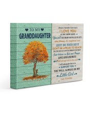 JUST DO YOUR BEST - AMAZING GIFT FOR GRANDDAUGHTER 14x11 Gallery Wrapped Canvas Prints front