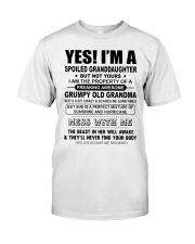 MESS WITH ME - BEST GIFT FOR GRANDMA Premium Fit Mens Tee tile