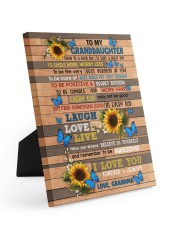BELIEVE IN YOURSELF - GREAT GIFT FOR GRANDDAUGHTER Easel-Back Gallery Wrapped Canvas tile