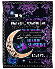 YOU ARE MY SUNSHINE - GRANDMA TO GRANDDAUGHTER Fleece Blanket tile