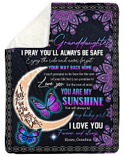 YOU ARE MY SUNSHINE - GRANDMA TO GRANDDAUGHTER Large Sherpa Fleece Blanket - 60" x 80" thumbnail
