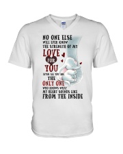 The Strenght Of My Love For You - Perfect Gift For Grandma V-Neck T-Shirt tile