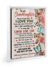 FOLLOW YOUR DREAMS - GREAT GIFT FOR GRANDDAUGHTER Floating Framed Canvas Prints White tile
